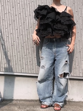 「Bibiy.（ビビィ）のアイテム」を使った、Yukiさん（レディース・161cm）の夏コーディネート