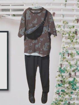 「アイテム（タンクトップ）」を使った、Folstgraさん（メンズ・180cm）の夏コーディネート