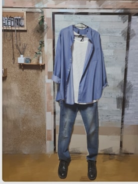 Folstgraさん(メンズ・180cm)の夏コーディネート