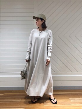 「キャップ女子」｜mutsumi_lemageさん（レディース・164cm）の夏コーディネート