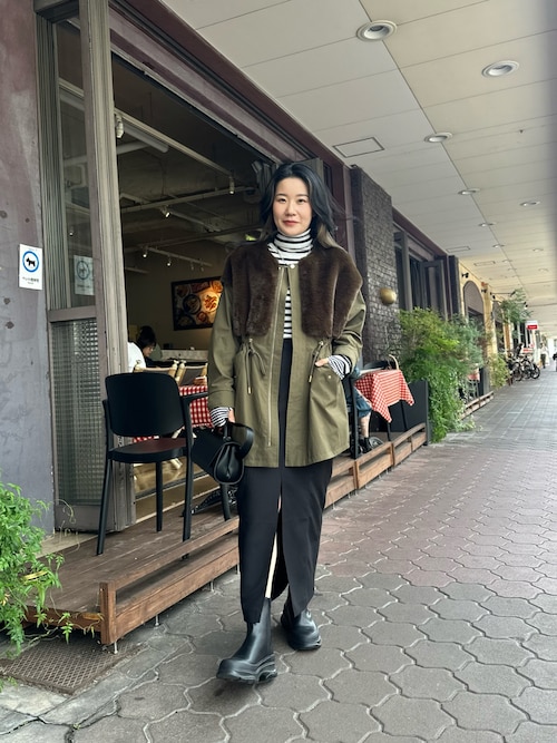 値下げ！【CAPRICIEUX LE'MAGE】ファードッキングモッズコート サイズ展開あり】【リバイバルアイテム】ファードッキングモッズ