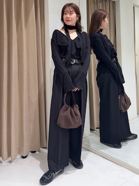 「アイテム（ファッション雑貨）」を使った、mutsumi_lemageさん（レディース・164cm・30代）の秋コーディネート