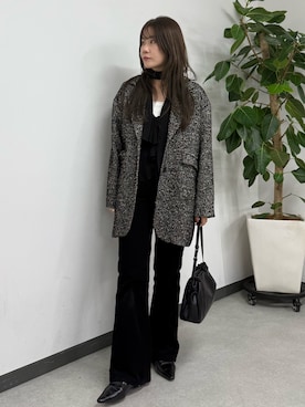 「アイテム（その他アウター）」を使った、mutsumi_lemageさん（レディース・164cm・30代）の秋コーディネート