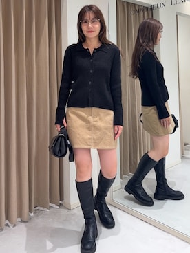 「アイテム（ブーツ）」を使った、mutsumi_lemageさん（レディース・164cm・30代）の秋コーディネート