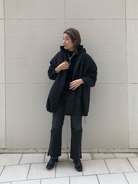 「ブーツコーデ」｜「アイテム（ブルゾン）」を使った、mutsumi_lemageさん（レディース・164cm）の秋コーディネート