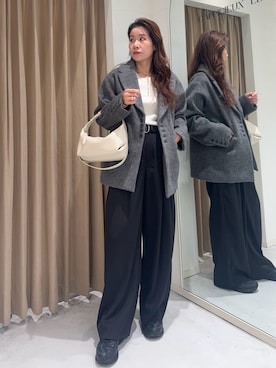 「アイテム（パンツ）」を使った、mutsumi_lemageさん（レディース・164cm・30代）の冬コーディネート