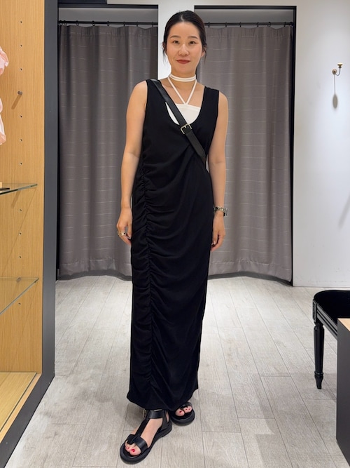 CAPRICIEUX LE'MAGEホルターキャミSET Uネックワンピース CAPRICIEUX LE'MAGE｜【低身長サイズあり】ホルターキャミSET U