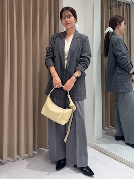 「アイテム（テーラードジャケット）」を使った、mutsumi_lemageさん（レディース・164cm・30代）の秋コーディネート