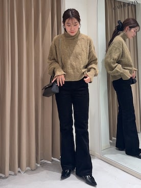 「アイテム（ショルダーバッグ）」を使った、mutsumi_lemageさん（レディース・164cm・30代）の秋コーディネート