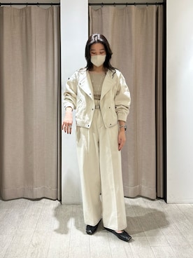 「アイテム（キャミソール）」を使った、mutsumi_lemageさん（レディース・164cm）の冬コーディネート