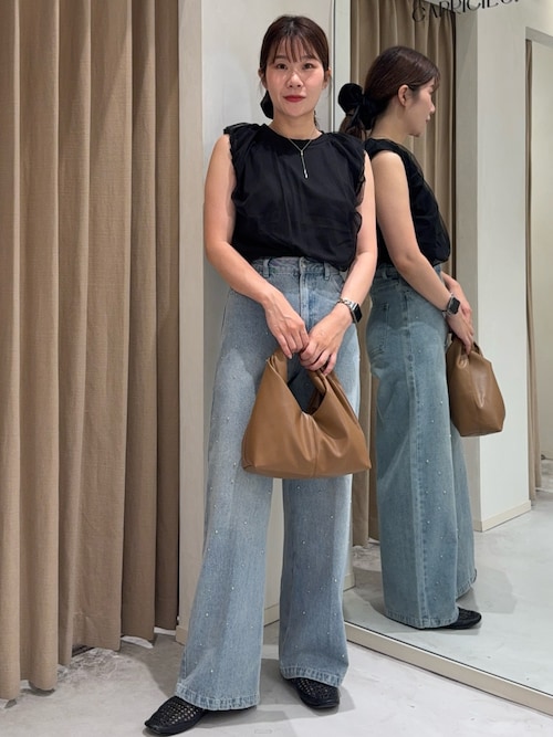 トップス CAPRICIEUX LE'MAGE CAPRICIEUX LE'MAGE｜前開きパフトップス | Rakuten Fashion