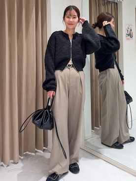 「アイテム（その他パンツ）」を使った、mutsumi_lemageさん（レディース・164cm・30代）の秋コーディネート