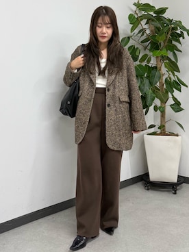 「アイテム（その他アウター）」を使った、mutsumi_lemageさん（レディース・164cm・30代）の秋コーディネート