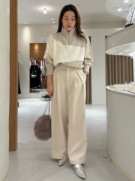 「ロングヘア」｜「アイテム（パンプス）」を使った、mutsumi_lemageさん（レディース・164cm）の秋コーディネート