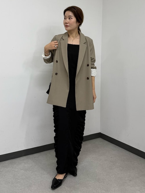 再販・サイズ展開あり・WEB限定カラー/グレージュ】Wテーラー