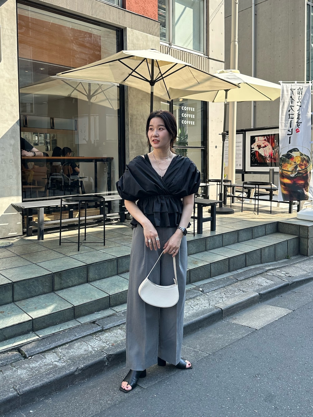 【nana74】カプリシュレマージュ　カシュクールギャザーブラウス　シャツ カシュクールギャザーブラウス | CAPRICIEUX LE'MAGE(カプリ