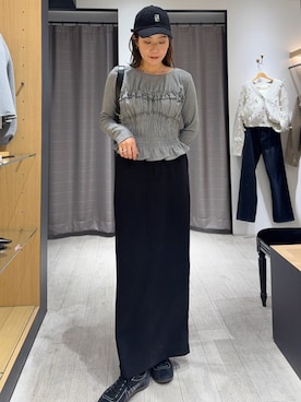 「キャップ女子」｜mutsumi_lemageさん（レディース・164cm）の秋コーディネート