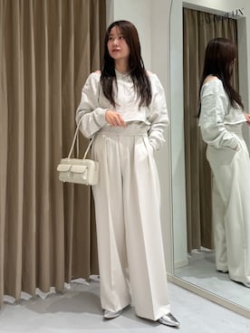 「ロングヘア」｜「アイテム（パンプス）」を使った、mutsumi_lemageさん（レディース・164cm）の冬コーディネート