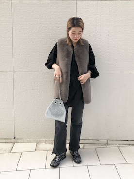 mutsumi_lemageさん（レディース・164cm）の冬コーディネート