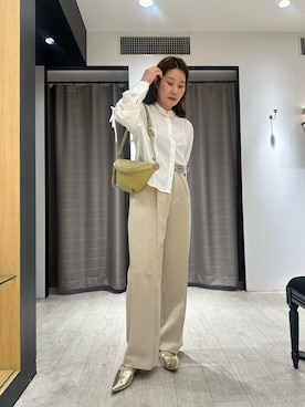 「ロングヘア」｜「アイテム（パンプス）」を使った、mutsumi_lemageさん（レディース・164cm）の夏コーディネート