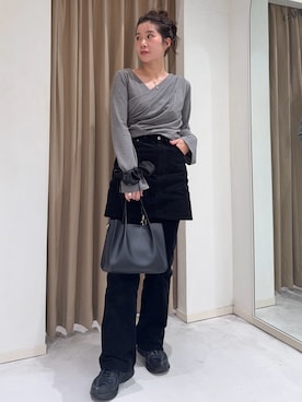 mutsumi_lemageさん（レディース・164cm）の冬コーディネート