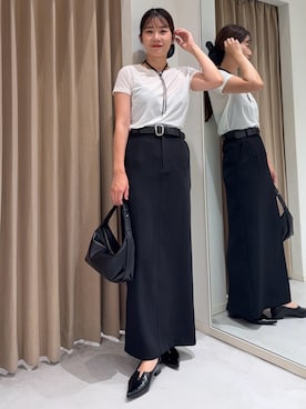 「アイテム（ショルダーバッグ）」を使った、mutsumi_lemageさん（レディース・164cm・30代）の夏コーディネート