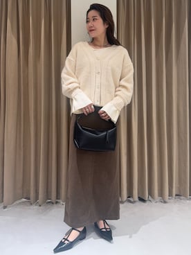 「高身長女子」｜mutsumi_lemageさん（レディース・164cm）の冬コーディネート