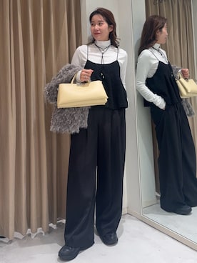 「アイテム（パンツ）」を使った、mutsumi_lemageさん（レディース・164cm・30代）の冬コーディネート