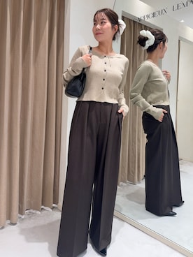 「アイテム（ショルダーバッグ）」を使った、mutsumi_lemageさん（レディース・164cm・30代）の秋コーディネート