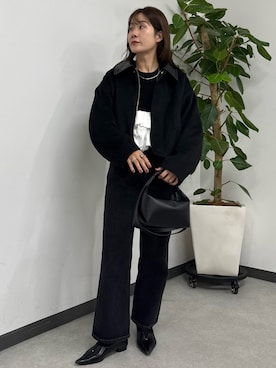 「アイテム（デニムパンツ）」を使った、mutsumi_lemageさん（レディース・164cm・30代）の秋コーディネート