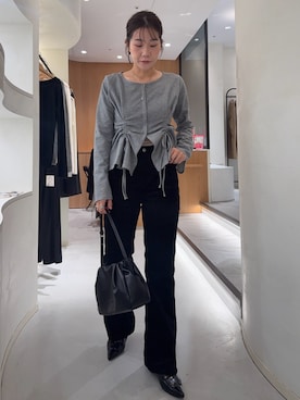 「アイテム（ショルダーバッグ）」を使った、mutsumi_lemageさん（レディース・164cm・30代）の秋コーディネート