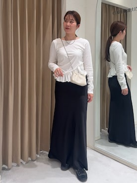 「フレアスカート」｜mutsumi_lemageさん（レディース・164cm）の春コーディネート