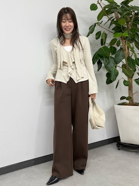 「アイテム（パンプス）」を使った、mutsumi_lemageさん（レディース・164cm・30代）の秋コーディネート