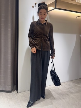 「アイテム（ショルダーバッグ）」を使った、mutsumi_lemageさん（レディース・164cm・30代）の秋コーディネート