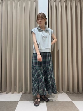Na_427さん（レディース・156cm）の夏コーディネート