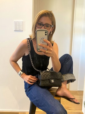 「TKEES（ティキーズ）の＜TKEES（ティキーズ）＞ トング サンダル◆（サンダル）」を使った、yukoさん（レディース・168cm）の夏コーディネート