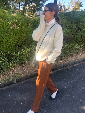 yukoさん（レディース・168cm）の秋コーディネート