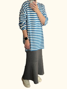 「frames RAY CASSIN（フレームスレイカズン）のアイテム（スカート）」を使った、eiko.さん（レディース・162cm）の冬コーディネート