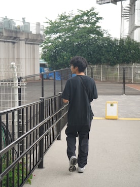 「nonnative（ノンネイティブ）のアイテム（Tシャツ/カットソー）」を使った、tobiyamaさん（メンズ・174cm）の夏コーディネート