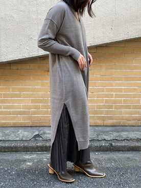「B'2nd（ビーセカンド）のアイテム（ワンピース/ドレス）」を使った、kiyomiさん（レディース・155cm）の秋コーディネート
