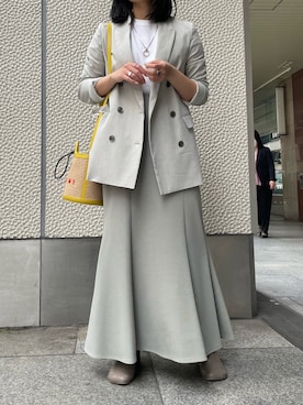 「MARNI（マルニ）のアイテム」を使った、kiyomiさん（レディース・155cm）の春コーディネート