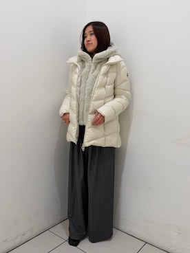 「アイテム（ダウンジャケット/コート）」を使った、kiyomiさん（レディース・155cm）の秋コーディネート