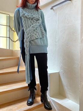 「THE KEIJI（ザ ケイジ）のアイテム」を使った、kiyomiさん（レディース・155cm）の夏コーディネート