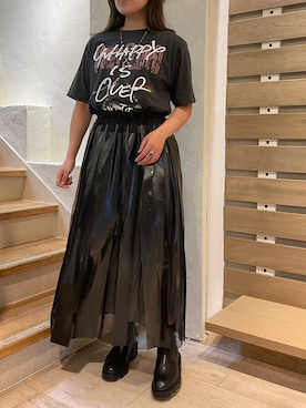「NAKAGAMI（ナカガミ）のアイテム」を使った、kiyomiさん（レディース・155cm）の夏コーディネート