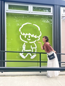 「WudgeBoy（ワッジボーイ）のアイテム」を使った、みさん（レディース・152cm）の夏コーディネート