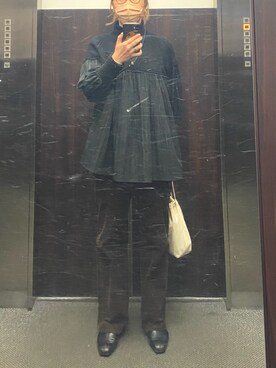 「NOMINE（ノミネ）のアイテム（ジャケット/アウター）」を使った、ぴよ美さん（レディース・168cm）の冬コーディネート
