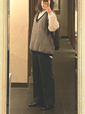 「MOLESKINE（モレスキン）のアイテム」を使った、ぴよ美さん（レディース・168cm）の秋コーディネート