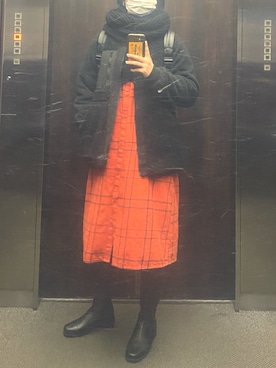 「Mag.（マグ）のアイテム」を使った、ぴよ美さん（レディース・168cm）の冬コーディネート