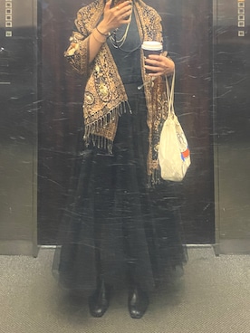 「fifth（フィフス）のアイテム（スカート）」を使った、ぴよ美さん（レディース・168cm）の春コーディネート