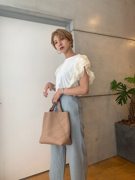 Hitominさん（レディース・173cm）の夏コーディネート